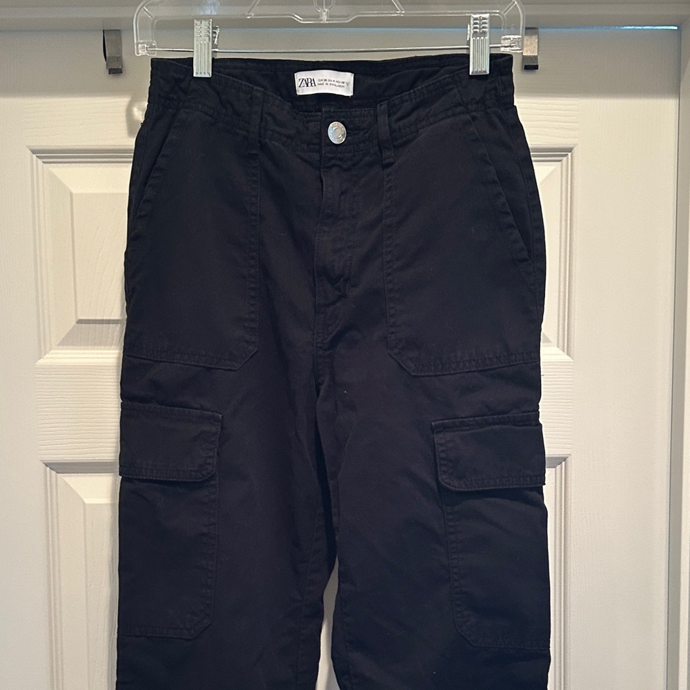 Zara Black Cargo Pants